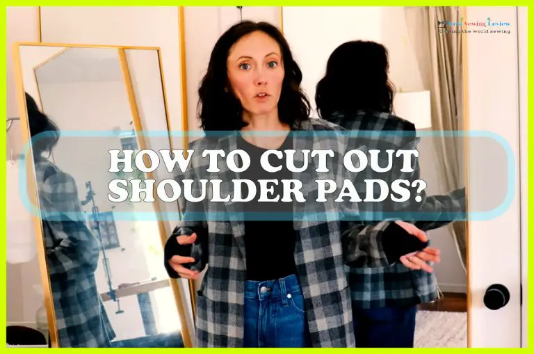 How to Cut Out Shoulder Pads